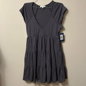 Hyfve dress by synergy sportswear layered skirt 67% cotton size M layers skirt